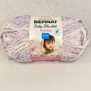 Bernat Baby Blanket Frosting Yarn Lilac Lounge 1 Skein NEW